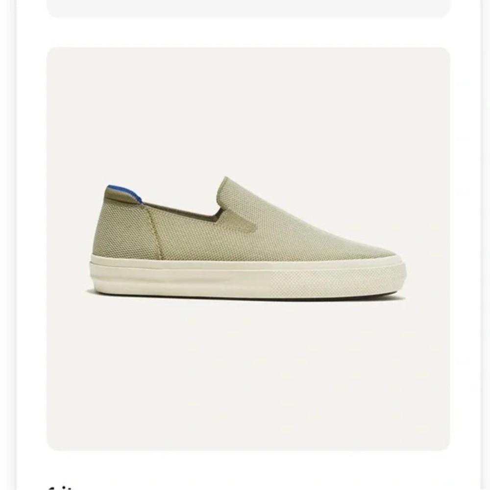 Rothys the city slip on sneaker in olive green